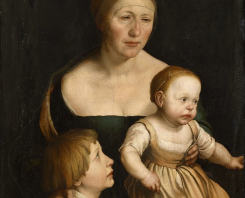 Hans Holbein der Jüngere / Die Familie des Künstlers / 1528