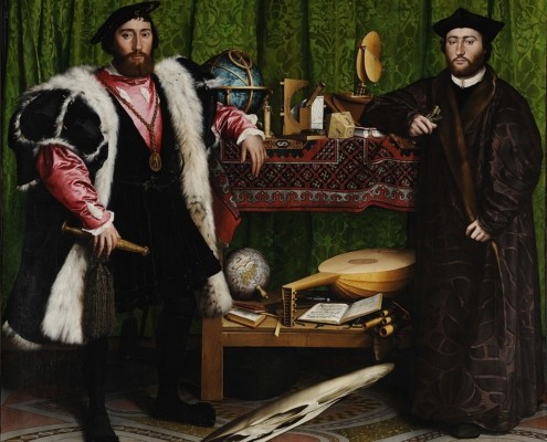 Hans Holbein der Jüngere / Jean de Dinteville und Georges de Selve (Die Gesandten) / 1533