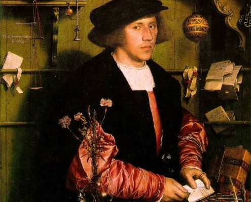 Hans Holbein der Jüngere / Porträt von Georg Gisze / 1532