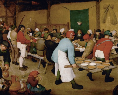 Pieter Bruegel der Ältere / Die Bauernhochzeit / 1566-1567