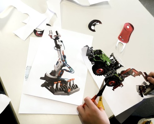 THE ROBOTS ARE COMING - Roboter-Collagen im Kunstunterricht - Ausschnitt