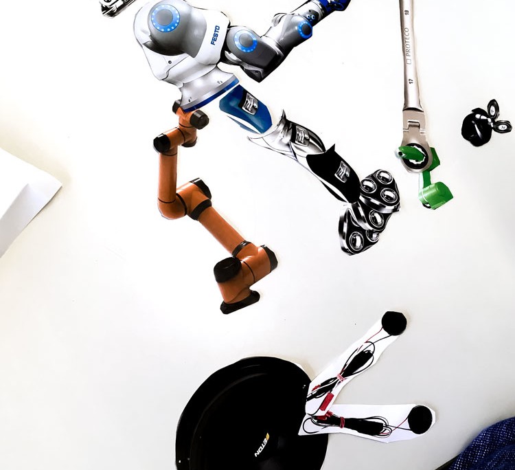 THE ROBOTS ARE COMING - Roboter-Collagen im Kunstunterricht - Arbeitsprozess