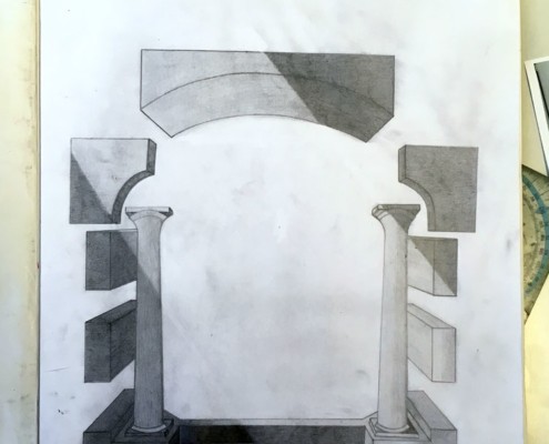 SCHWEBEN WIE GALA DALÌ SURREALE BILDWELTEN IM STILE SALVADOR DALÌS „DIE MADONNA VON PORT LLIGAT“ - Zeichnung Altar