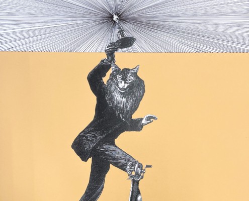 Surreale Collagen nach Max Ernst - Kunstunterricht - Schülerarbeit