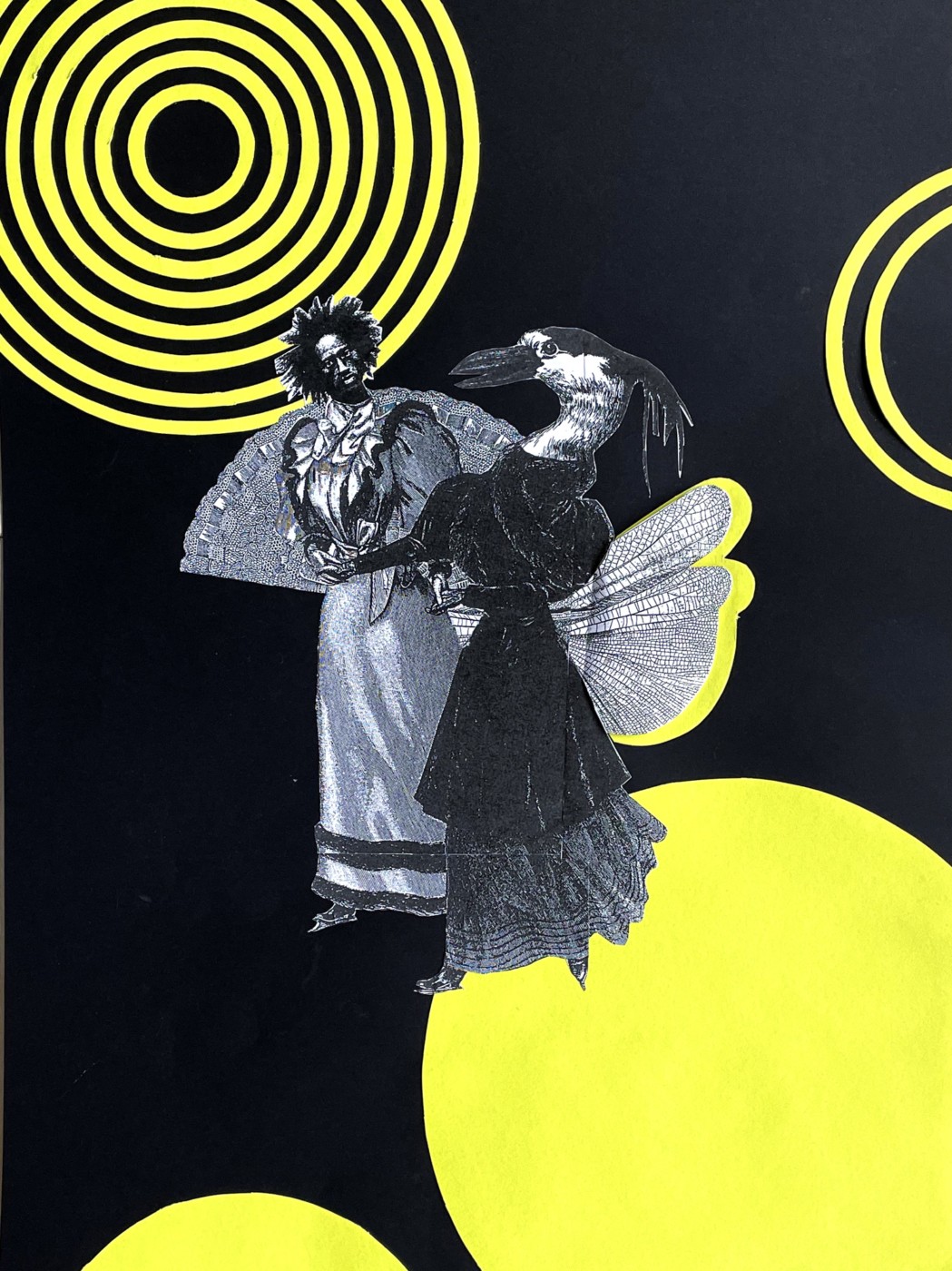 Surreale Collagen nach Max Ernst - Kunstunterricht - Schülerarbeit