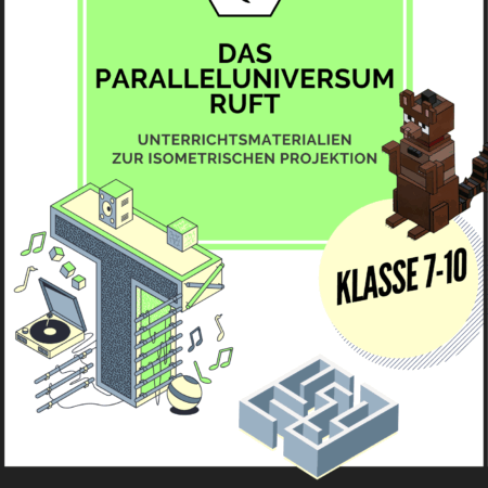 Materialpaket für deinen Kunstunterricht // Isometrie & Parallelperspektive vermitteln mit den "Rundum-Sorglos-Material" von KUI