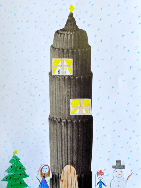 KUI - kunstunterricht-ideen.de - Botanische Fantasietürme - Collagen nach Karl Blossfeld_023 Karl Blossfeldt im Kunstunterricht - Eine Einheit für die Winterzeit