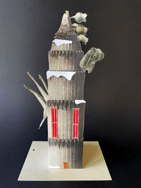 KUI - kunstunterricht-ideen.de - Botanische Fantasietürme - Collagen nach Karl Blossfeld_037 Botanische Fantasietürme nach Karl Blossfeldt - Eine Einheit für die Winterzeit