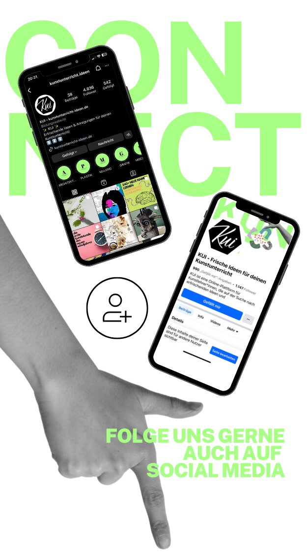 KUI • Social Media Kanäle für kreative Ideen im Kunstunterricht