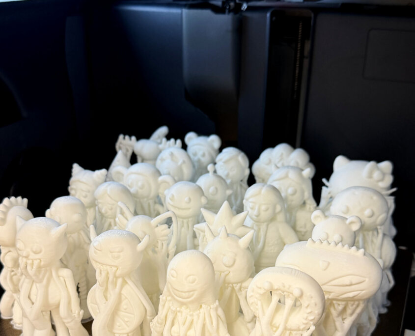3D-Druck von Figuren im Kunstunterricht